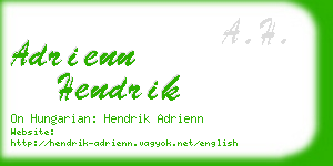 adrienn hendrik business card